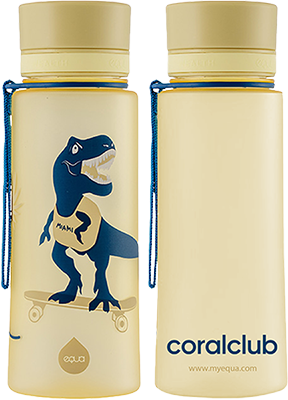 EQUA Wasserflasche "Dino"